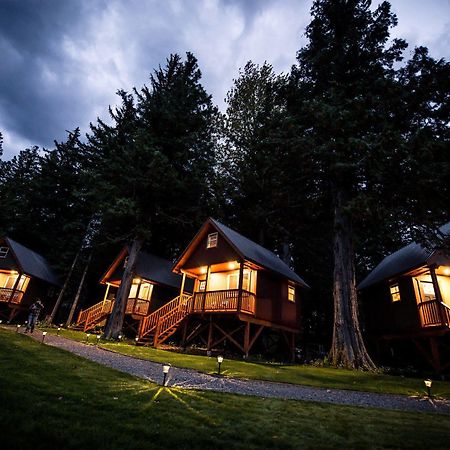 Hidden Acres Farm And Treehouse Resort Terrace Exterior foto